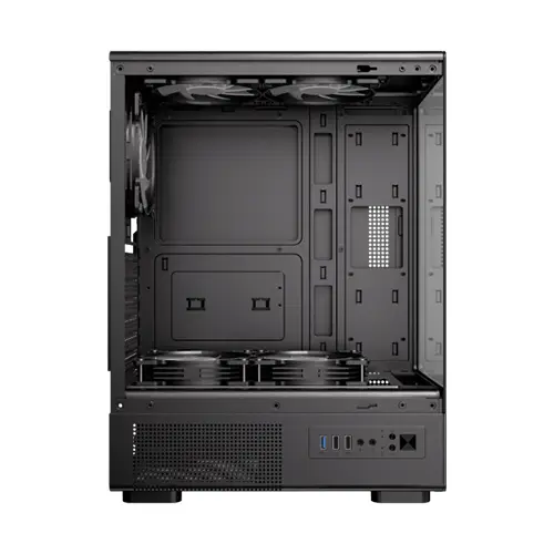 Antec VCX200 RGB ELITE ATX Tempered Glass 5x120mm RGB Fans – תמונה 4