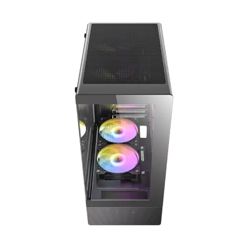 Antec VCX200 RGB ELITE ATX Tempered Glass 5x120mm RGB Fans – תמונה 3