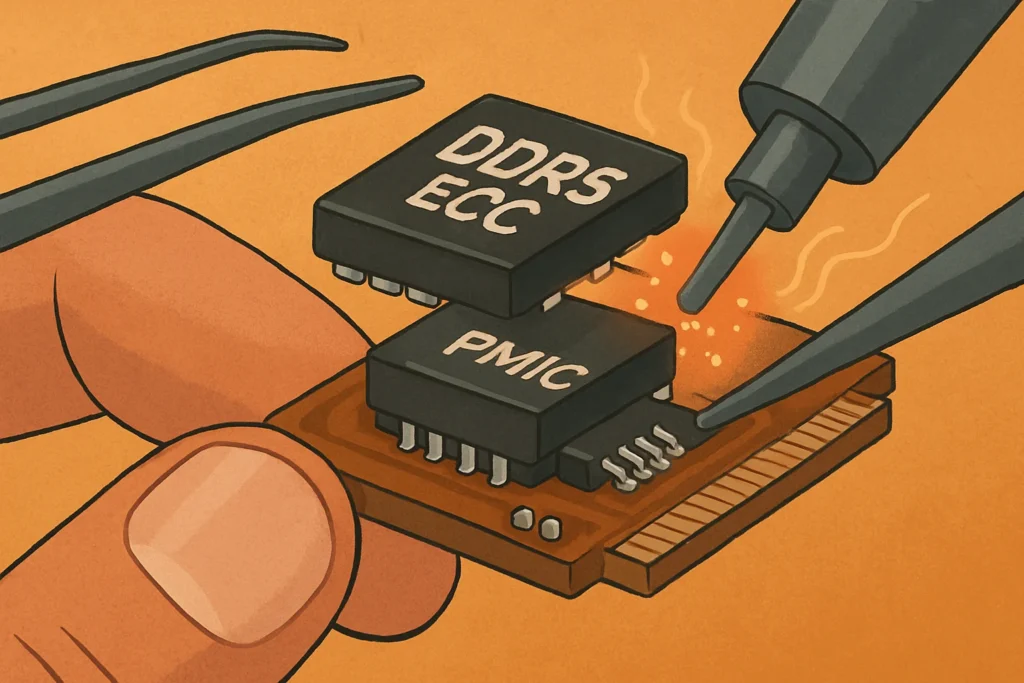 אילוסטרציה · DDR5 RAM stick repair
